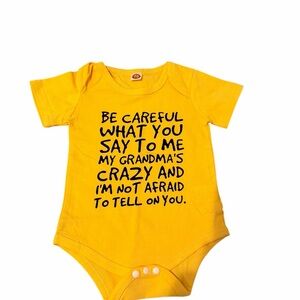 Yellow Baby Onesie